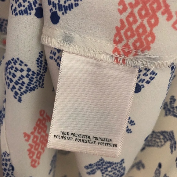 Anthropologie Maeve Bunny Print Popover Blouse - Picture 5 of 8